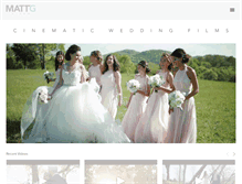 Tablet Screenshot of mattgvideo.com